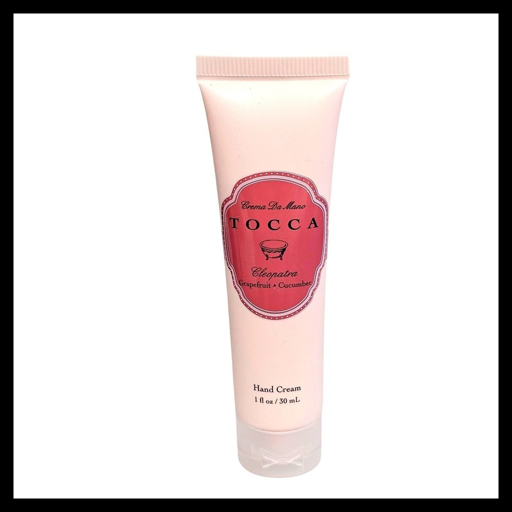 TOCCA Cleopatra Hand Cream Grapefruit Cucumber Moisturizing 1 fl oz